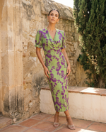 Cargar imagen en el visor de la galería, Andrea | Vestido primaveral estampado
