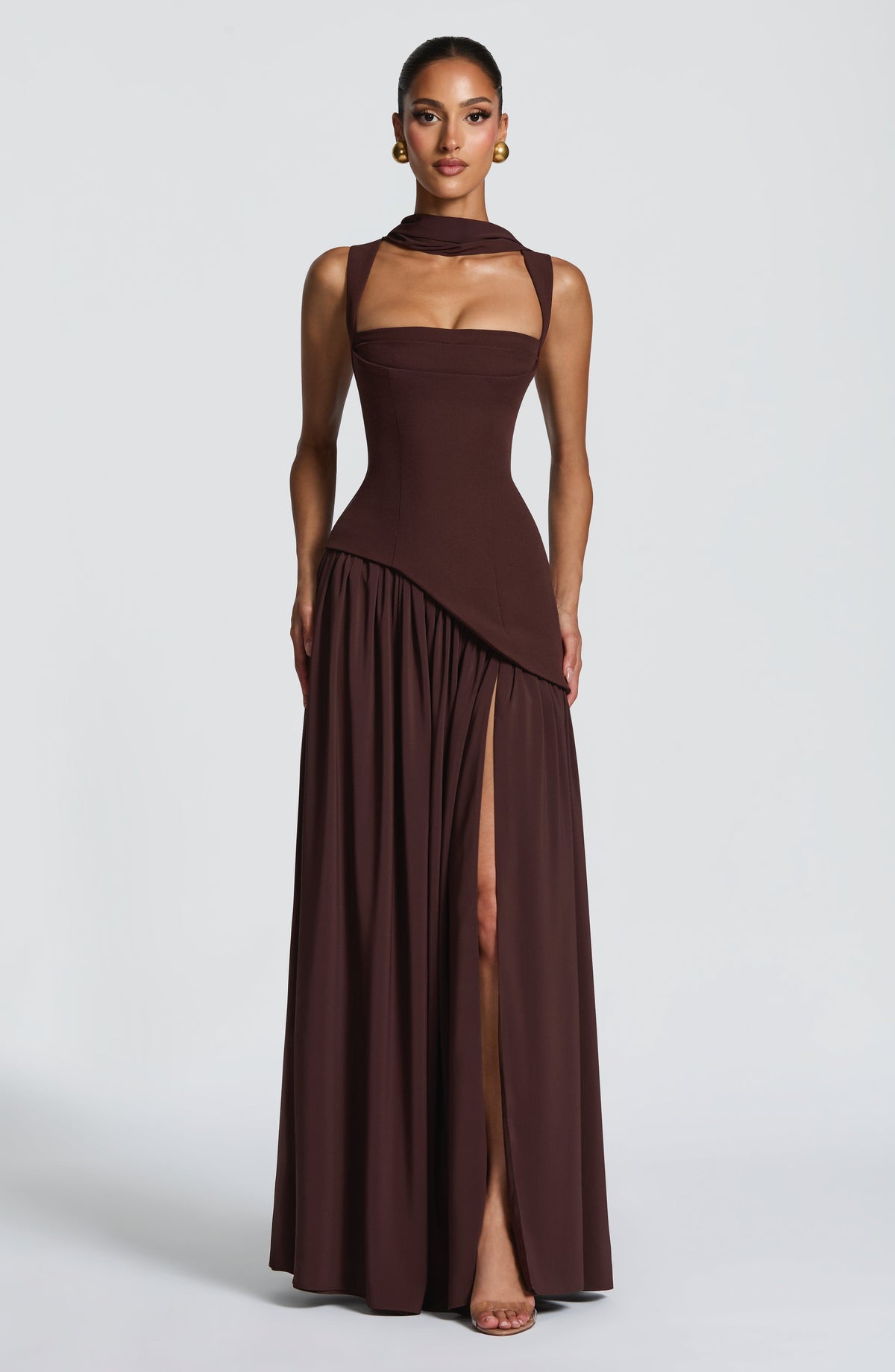 Tullulah maxi dress plum brown dress xs babyboo fashion 1215757162
